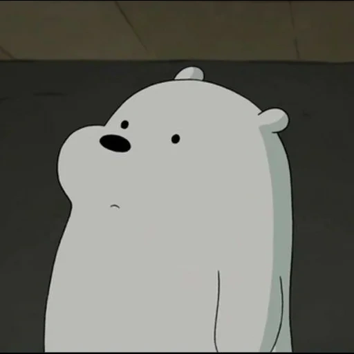 рисунок, медведь милый, we bare bears белый, белый медведь мемов, вся правда о медведях