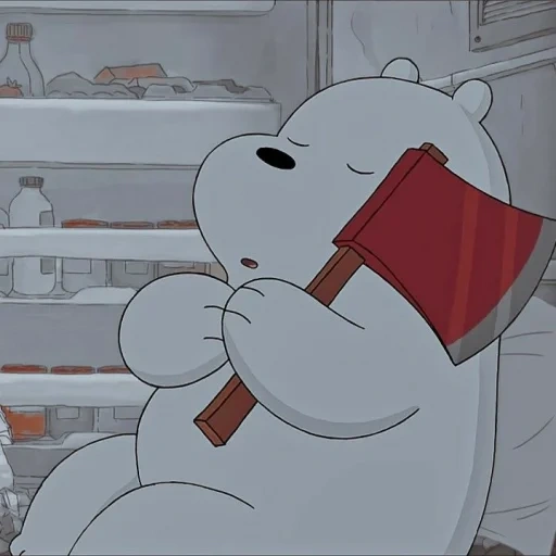 dinheiro, bare bears, beruang kutub, semua kebenaran tentang beruang, ice bear we bare bears