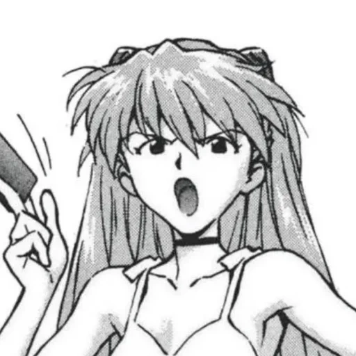 аниме, евангелион, asuka evangelion, asuka icon manga, аска лэнгли сорью