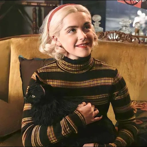 chica, estética del río, mckenna grace, sabrina spellman, la aventura escalofriante de sabrina spellman sabrina