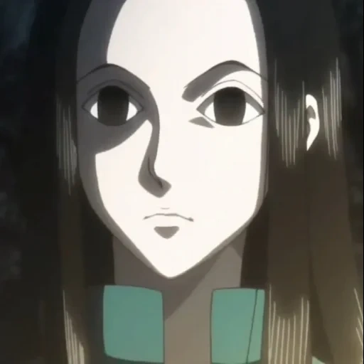 ilumi, illumi zoldyck, i personaggi degli anime, illumi sorridi, ilumi zoldik sorride