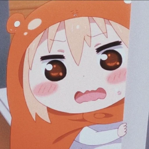 umaru, sister umaru, umaru chan anime, two faced sister umaru, anime two faced sister umaru