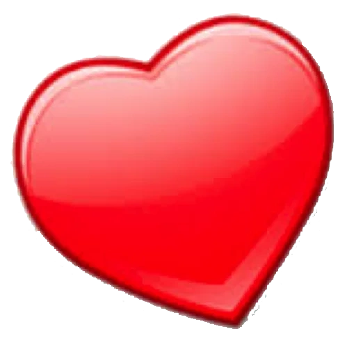 jantung, ikon hati, merah berbentuk hati, bentuk hati 64x64, hati yang besar