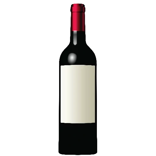 vino, botella, botella, vino blanco, transparencia inferior