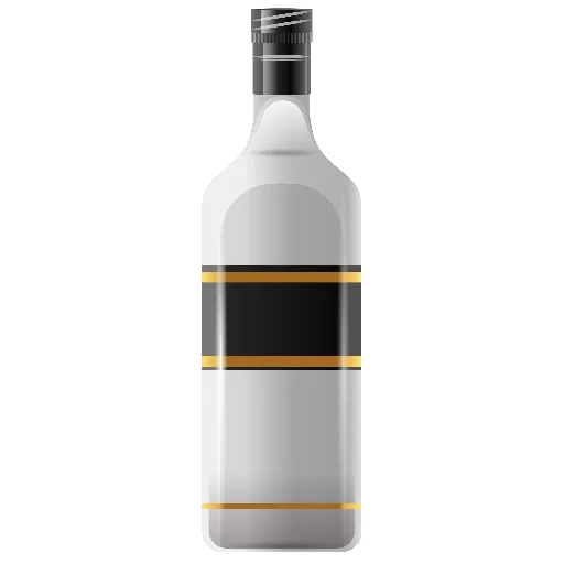 vodka, bottle, a bottle of vodka, the bottle of gina mokap, absolut bottle vector