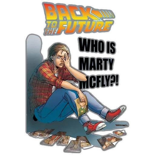 marty mcfoley, books back to the future, marty mcfoley comics, marty mcfoley yearbook, marty mcfoley back to the future