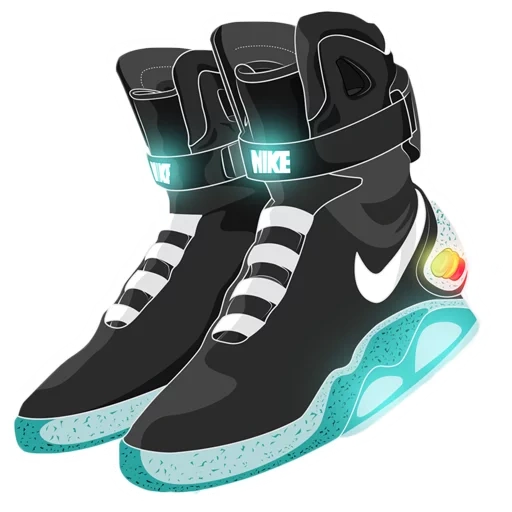 nike, nike mag, nike air mag, sports shoes, nike lace-up sneakers