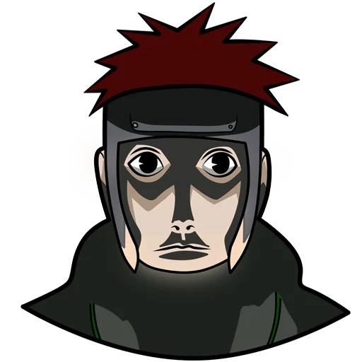 yamato naruto terrible face, naruto, yamato naruto terrible face titoooosik, captain yamato naruto, stickers telegram