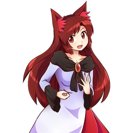 girl ears, imazumi kagerou, kagaro imazumi, imazumi kagerou wolf, wool imazumi kagerou