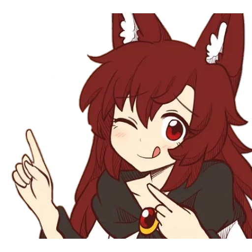 animación, arte de animación, chica de animación, kagerou imaizumi, wool imaizumi kagerou