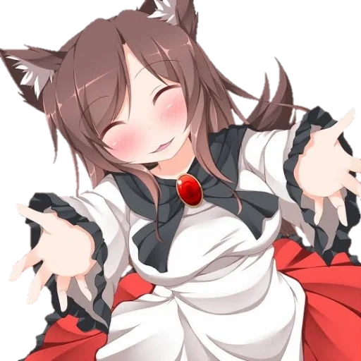 некомими аниме, kagerou imaizumi, reimu hakurei неко, kagerou imaizumi awoo, актёры ослеплённого города