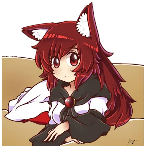 imazumi, oreilles de fille, personnages d'anime, imazumi kagerou, laine imazumi kagerou