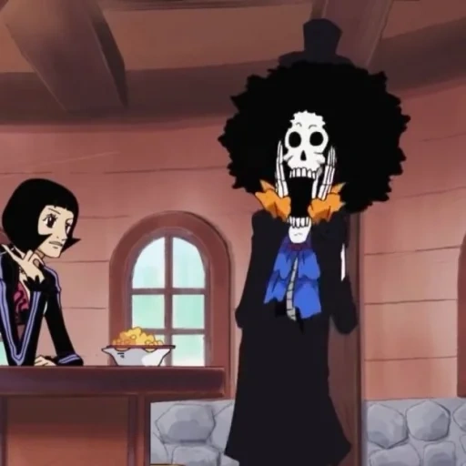 anime, uma pedaço, van pis brooke, one piece brook, van pis brooke nap