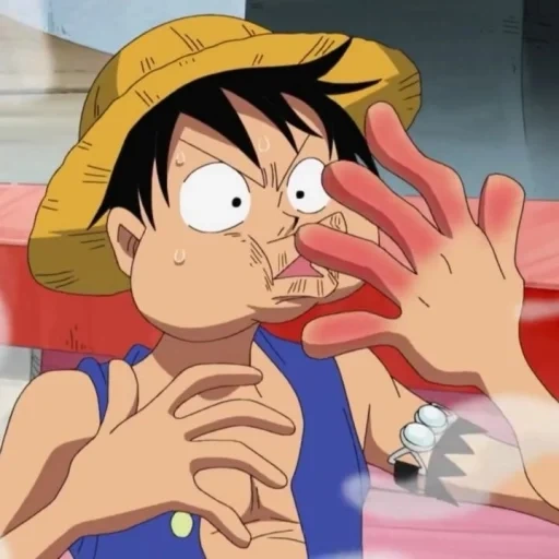 luffy, lufi udone, manchi de lufe, van pies lufty mangia carne, anime grande jackpot lufty