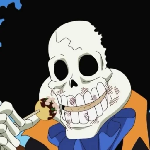 raja arthur, skeleton van pis, screensa brooke van pis, van pis skeleton brooke, brooke kerangka one piece