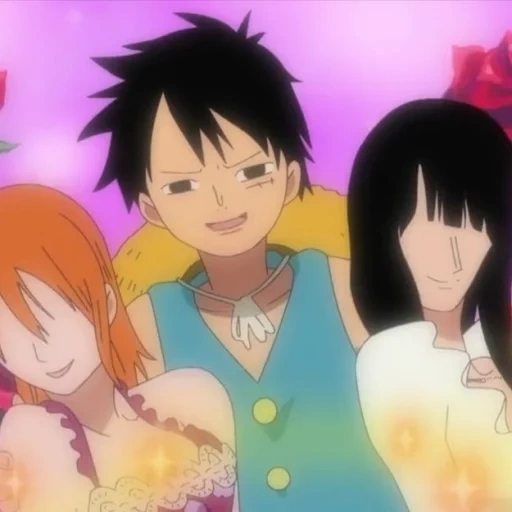 animation, wang lufei, luffy nanomi, mankey de luffy, nami robin hancock luffy