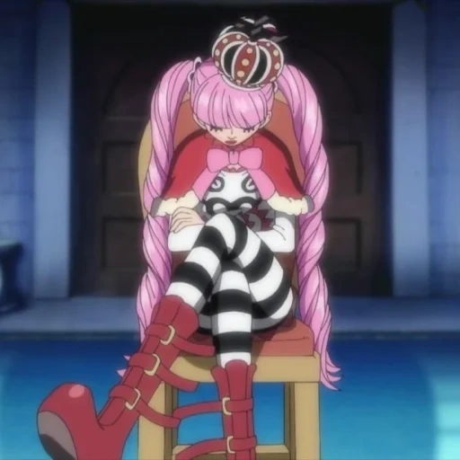 animation, perona, peron van pease, cartoon character, perona one piece