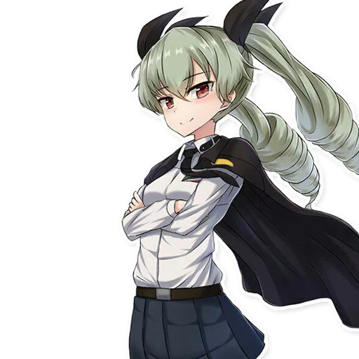 anchovy, аниме девушки, девушки аниме, аниме персонажи, girls und panzer