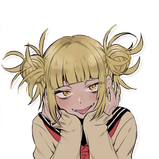 рисунок, химико тога, toga himiko, himiko toga аниме, моя геройская академия химико тога