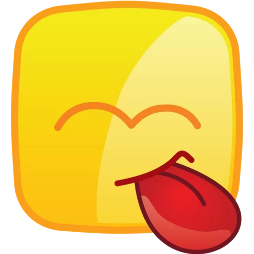 emoji, smiling face tongue, emoji, a wronged smiling face and tongue, disgruntled smiling face language