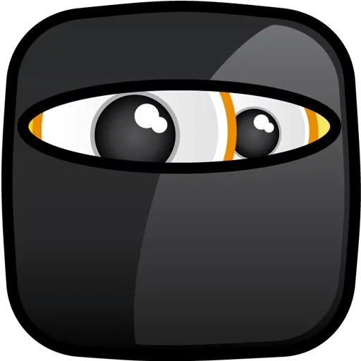 ninja, ninja, escuridão, espionagem ninja, iphone ninja sorridente