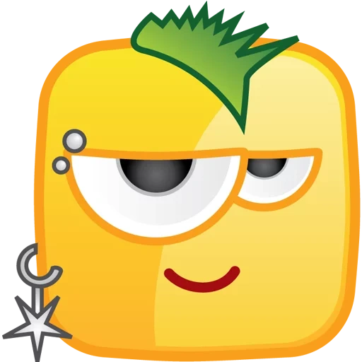 emoticon di emoticon, maierrou kgm, faccina sorridente, faccino square smiley, nero matvey 3912