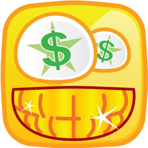 money, money smiling face, smiley face dollar, smiling face, coin element vector