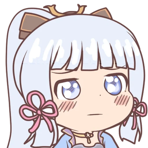 anime carino, personaggi anime, kobayashi watsap, kan kobayashi chibik, emilia re zero chibi