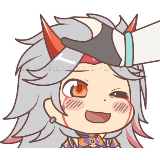 anime, chibi charaktere, anime charaktere, ayanami azur lane, chibi genshin impact