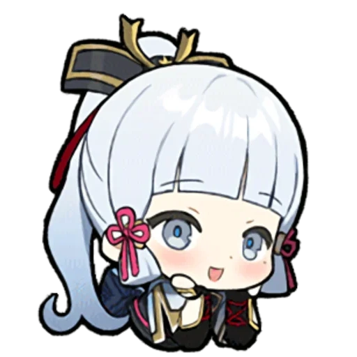 ayaka, chibi, ayaka chibi, anime chibi, ayaka genshin chibi