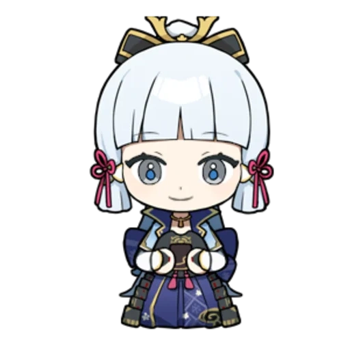 anime, ayaka chibi, ayaka genshin, personajes de anime, dibujos de anime encantadores