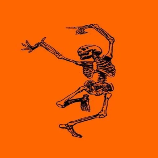 скелет, скелет рисунок, танец скелетов, танцующий скелет, пляшущие скелеты