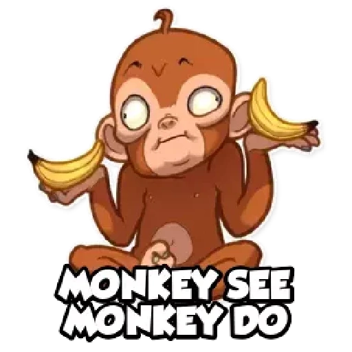обезьянка, счастливая обезьяна, безмозглая обезьяна игра