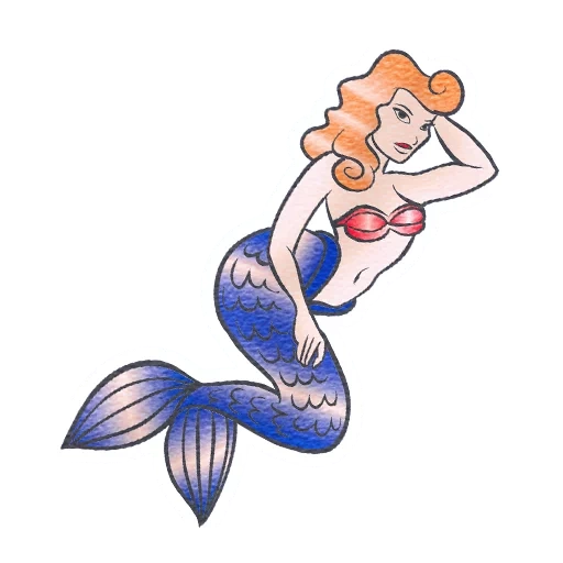 русалка, mermaid ariel, русалка эскиз, русалка рисунок, русалочка рисунок