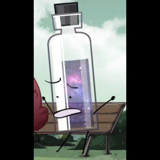 animação, pessoas, butlich, garrafa de vidro, características e nm t amino