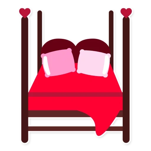 kit, cama centor, ícone da cama, vetor de cama de móveis