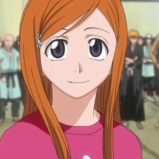 orich mei, omi inoue, orihime inoue, faccia di orihime inoue, anime flash inoue orihime