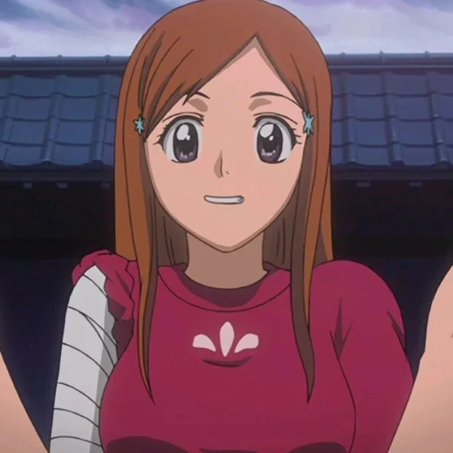 aki inoue, anime girls, orihime inoue, orihima inoue is small, orihime inoue screenshots