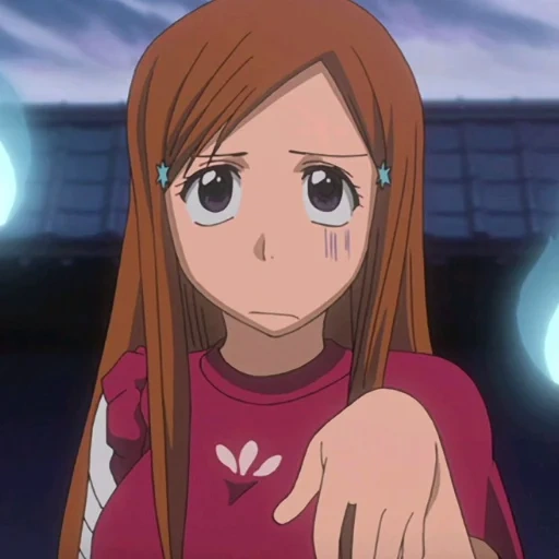 flash, anime girl, orihime inoue, yuki matsuoka orihime, screenshot di orihime inoue