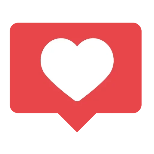 icona del cuore, distintivo di cuore, il cuore è simbolo, cuore rosso, icona cuore rosso instagram