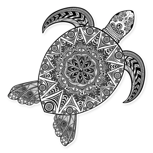 зенарт черепаха, морская черепаха, черепаха зентангл, полинезийские узоры черепаха, черепаха раскраска декоративная