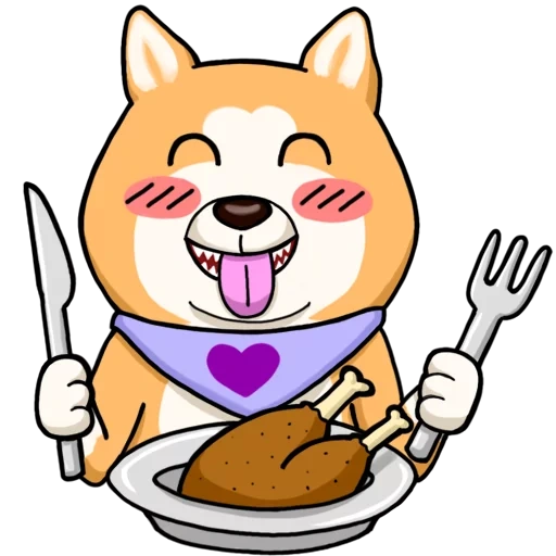 only eat, characters, akita inu