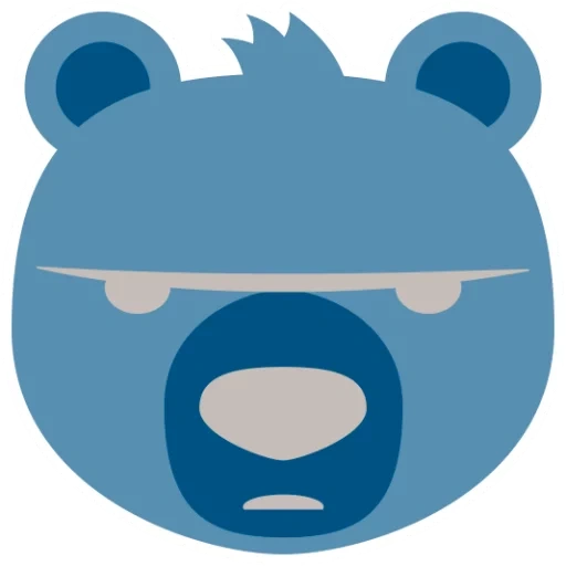 beruang, beruang moncong, emoji bear, emoji adalah beruang putih, bear emoji emoji