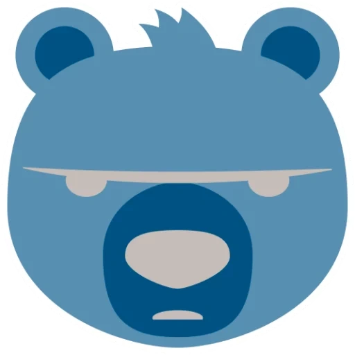 l'orso, faccia di orso, emoticon orso, emoticon orso polare, emoticon orso