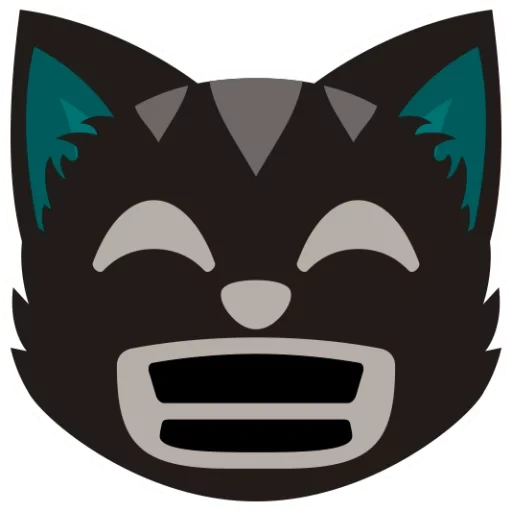 installation, chat emoji, emoji de loup, couronne d'emoji