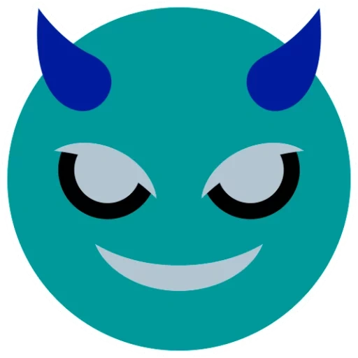 emoji marah, emoji iblis, devil smileik, smileik adalah iblis jahat, emoji adalah iblis violet