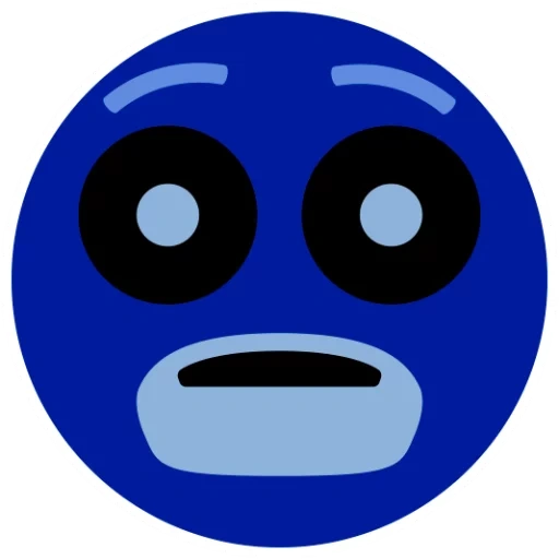 smiling face, icon impact, smiling face, smiley face icon, blue smiling face