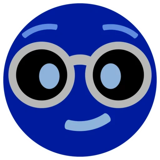 text, smiling face, blue emoji, blue smiling face, different emoticons
