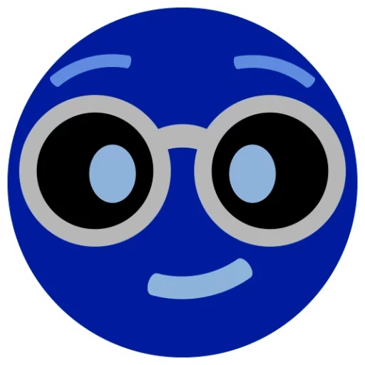 texto, risonho, emoji azul, blue smiley, os emoticons são diferentes