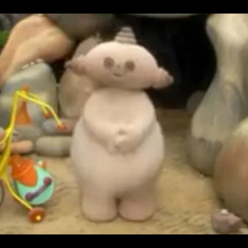 giocattolo, giocattolo, makka pakka, giocattoli a sorpresa, nel giardino di notte makka pakka